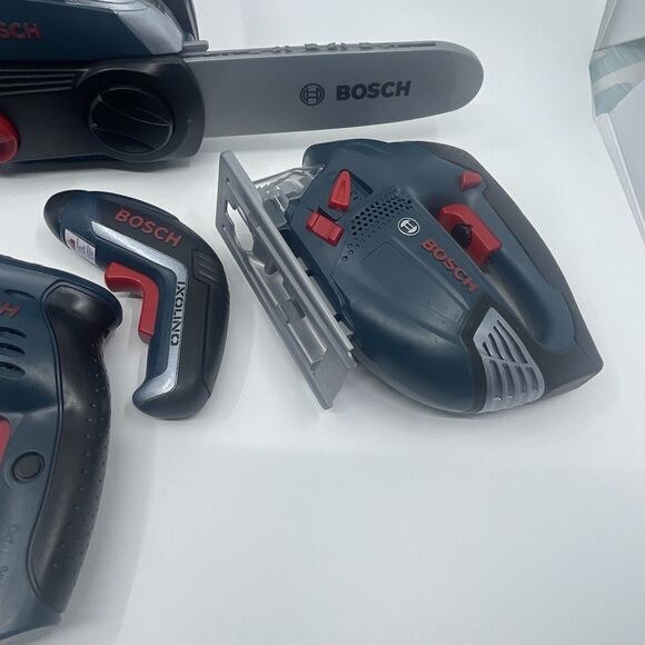 (4) Bosch Toy POWER TOOLS For Kids (Chainsaw, Drill, Saw) - Picture 4 of 5